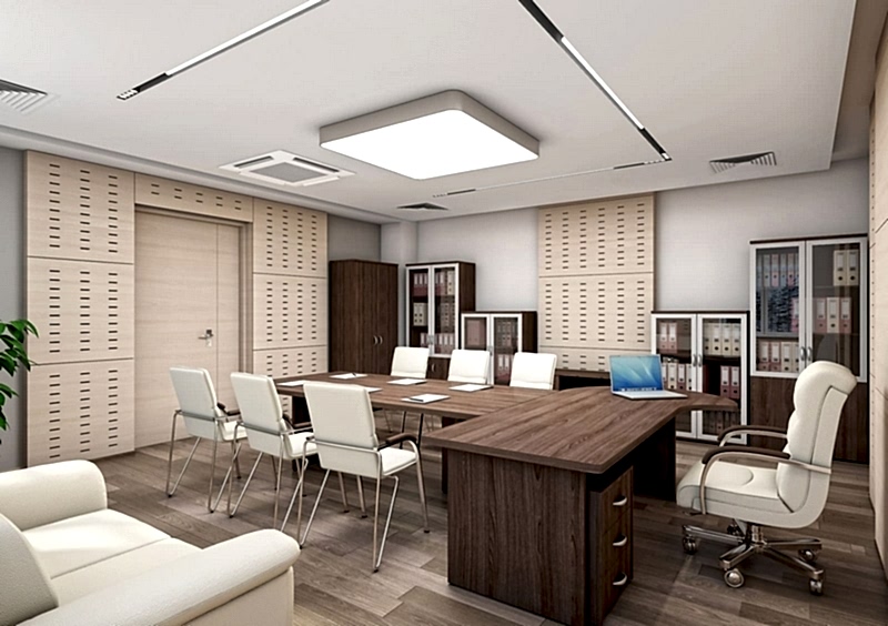 Дизайнерский ремонт в офисе
